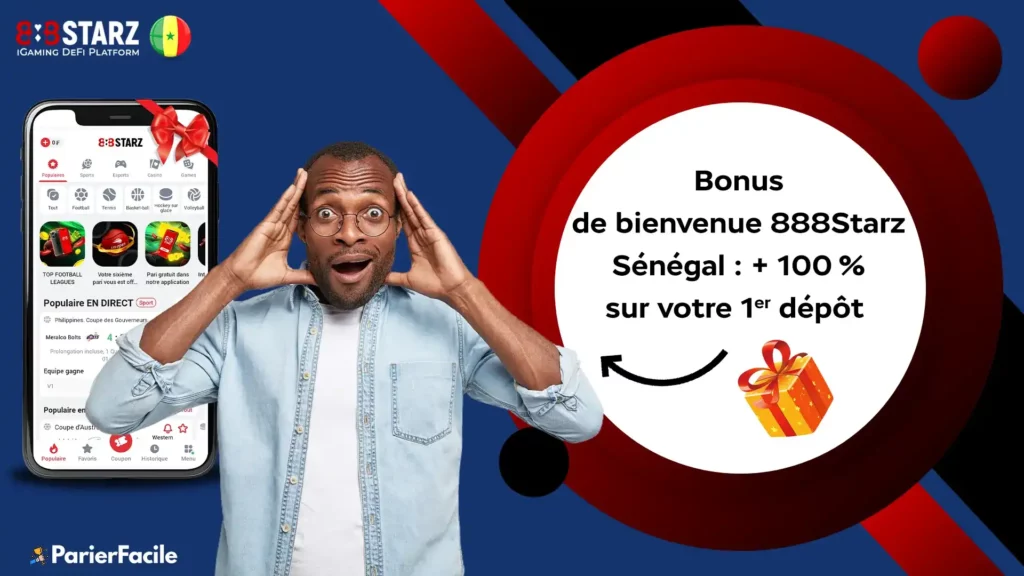 Bonus de bienvenue 888Starz Sénégal